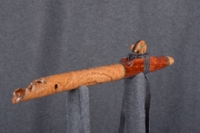 Honduran Rosewood Native American Flute, Minor, Mid A-4, #T1I (4)